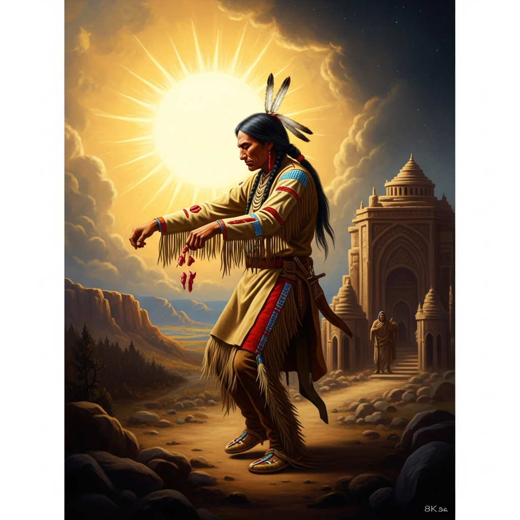 Sitting Bull's Dream of the Falling Soldiers