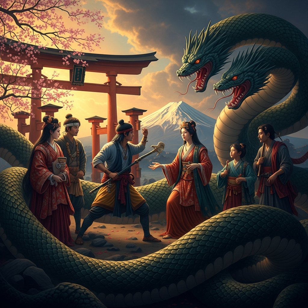 Susanoo and the Eight-Headed Dragon
