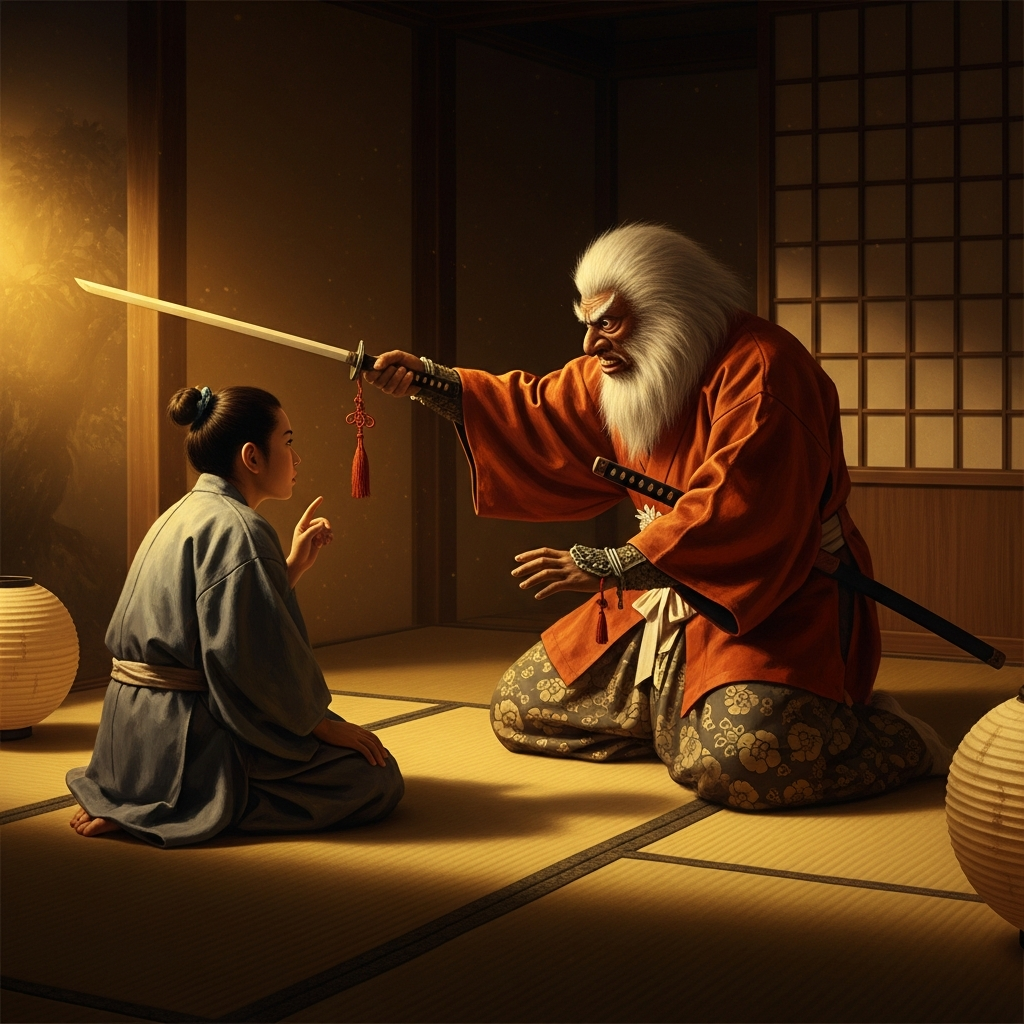 The Tengu Who Taught Yoshitsune Swordsmanship