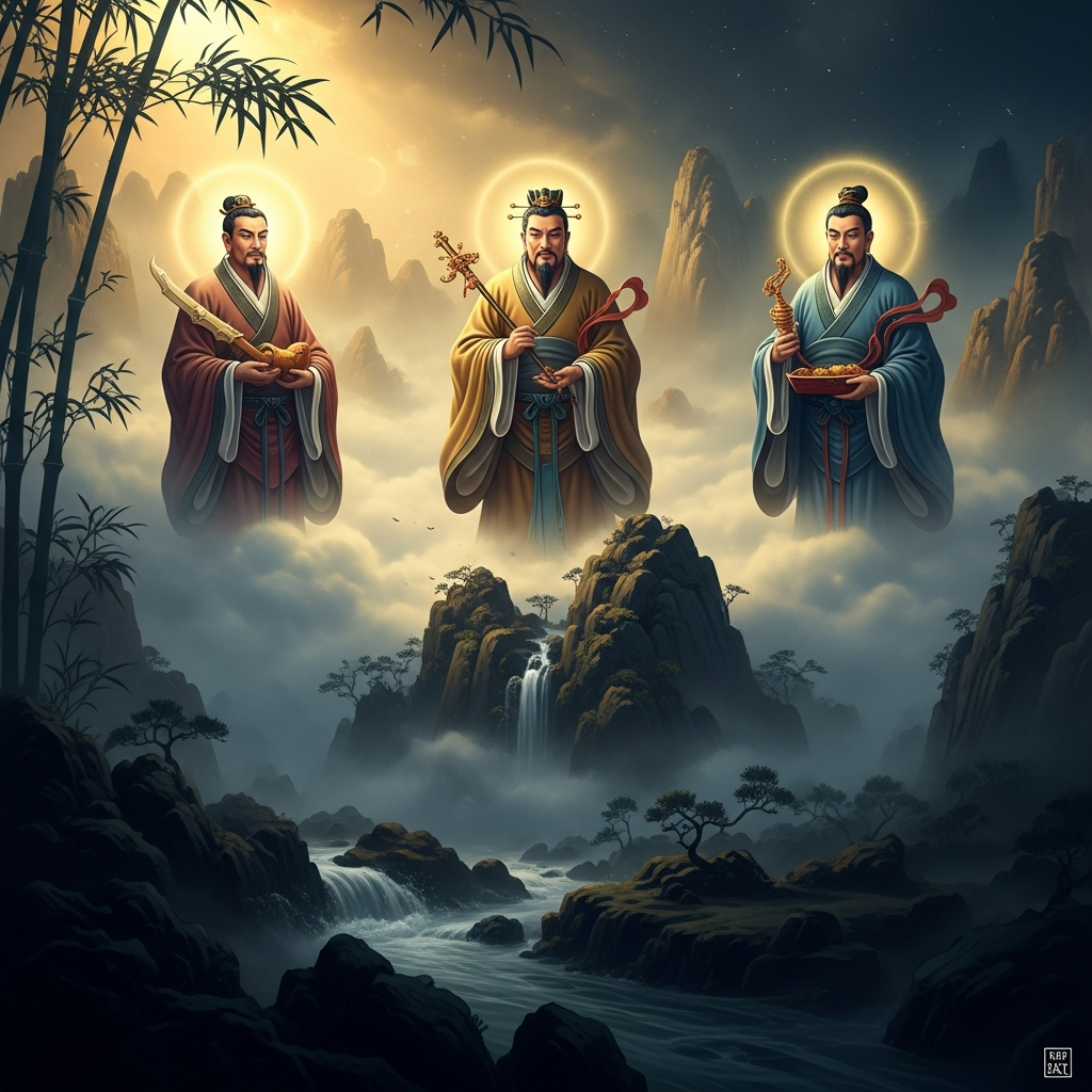The Three Pure Ones at the Top of the Cosmos
