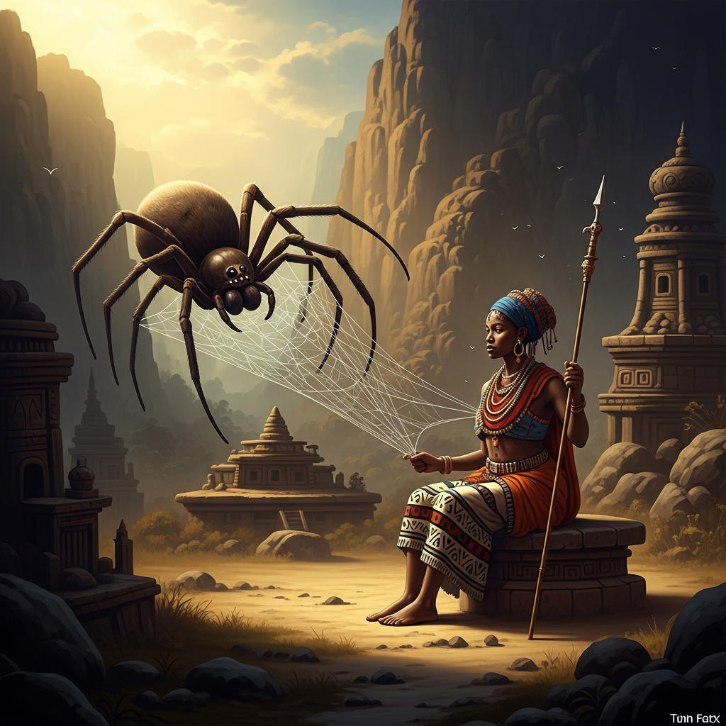 The Spider Who Weaves Fate