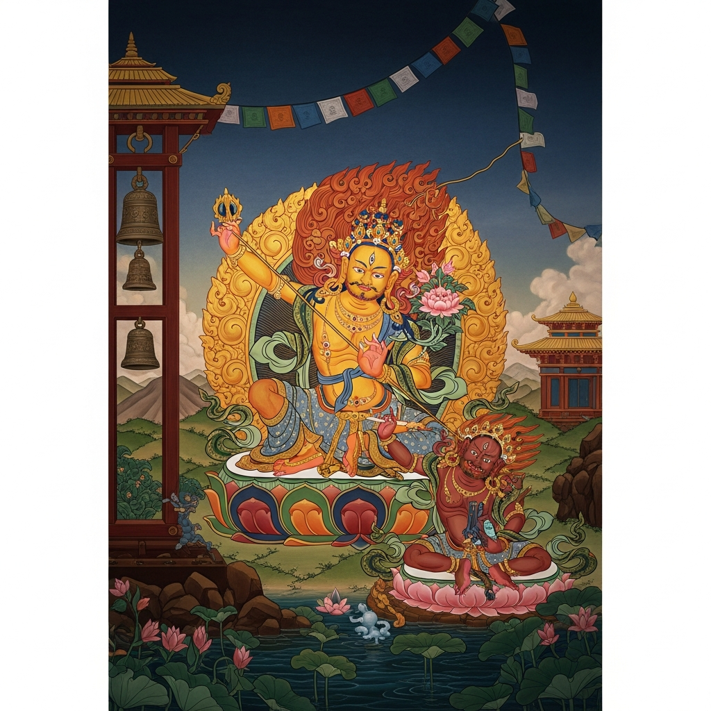 Vajrapāṇi and the Thunderbolt of Wakefulness