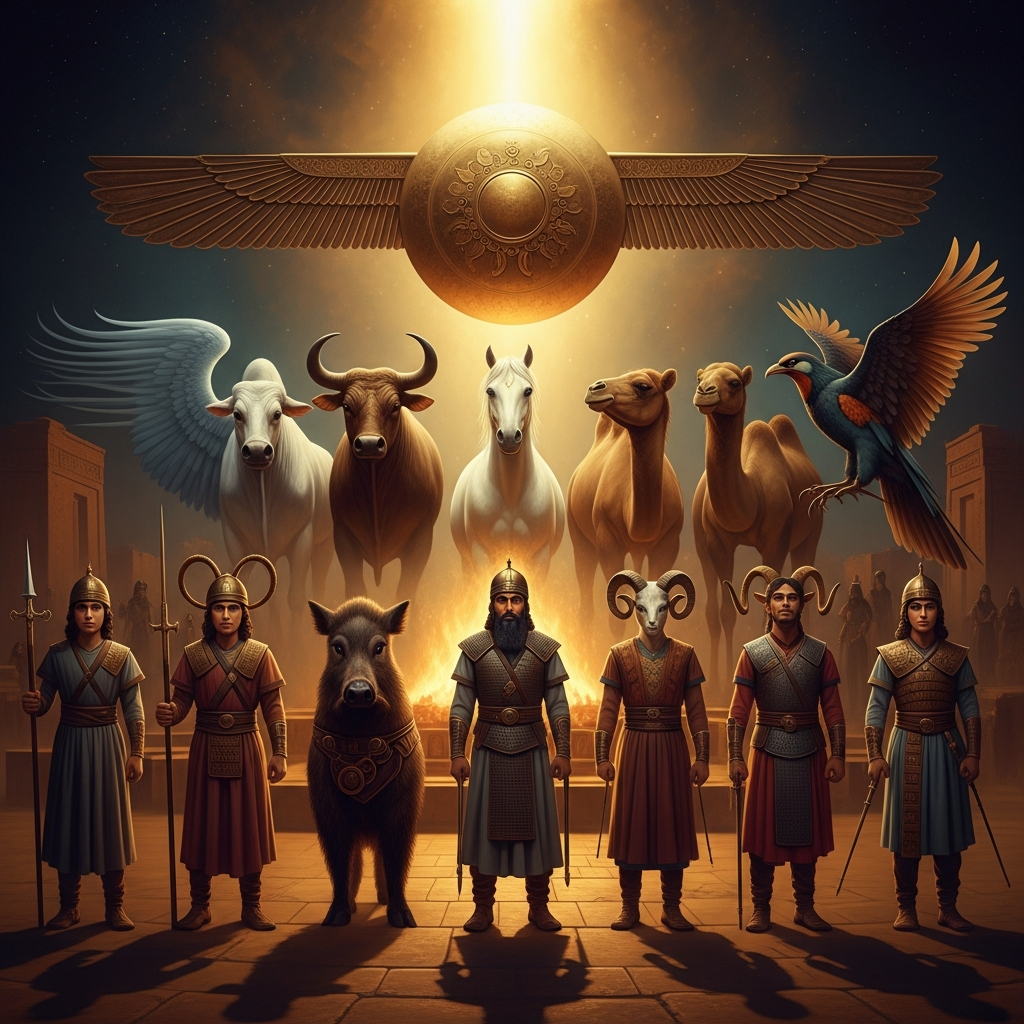 Verethragna in His Ten Forms