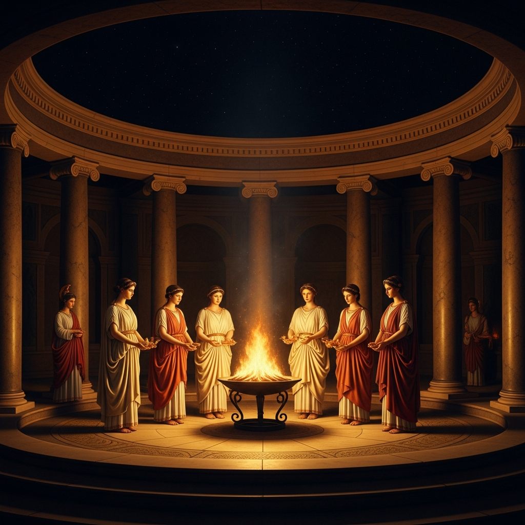Vesta and the Fire That Must Not Die