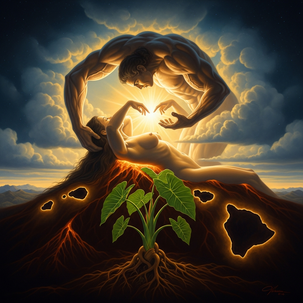 Wākea and the Origin of the Sacred Taro