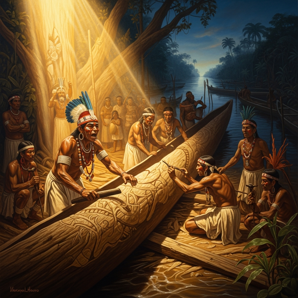Haburi and the Canoe That Crosses the Sky