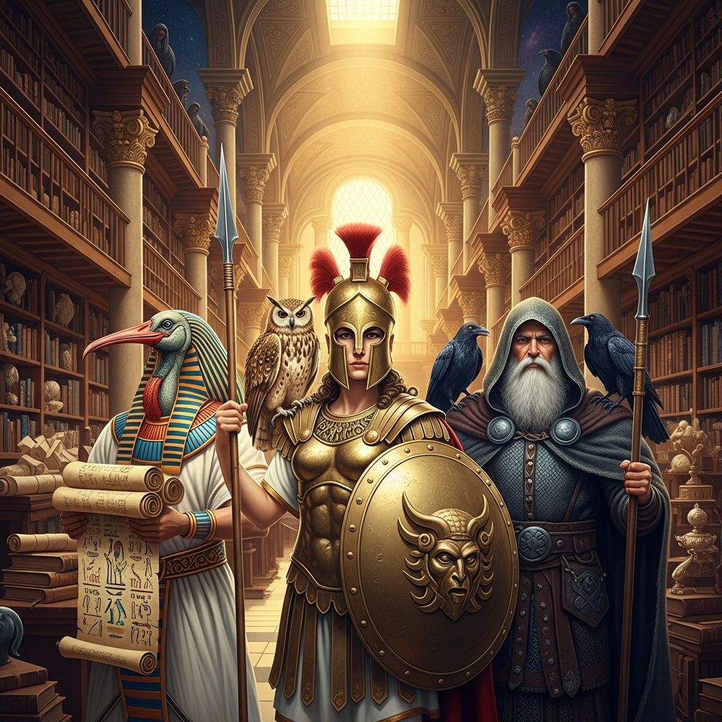 The Mind of the Divine: Athena, Thoth, Odin, Saraswati, and Ganesh
