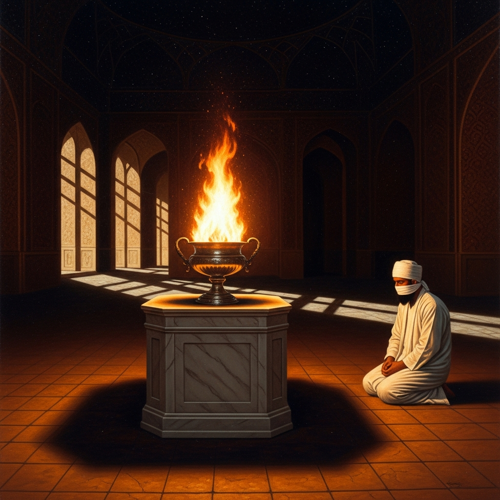 The Fire of Ādur Burzēn-Mihr