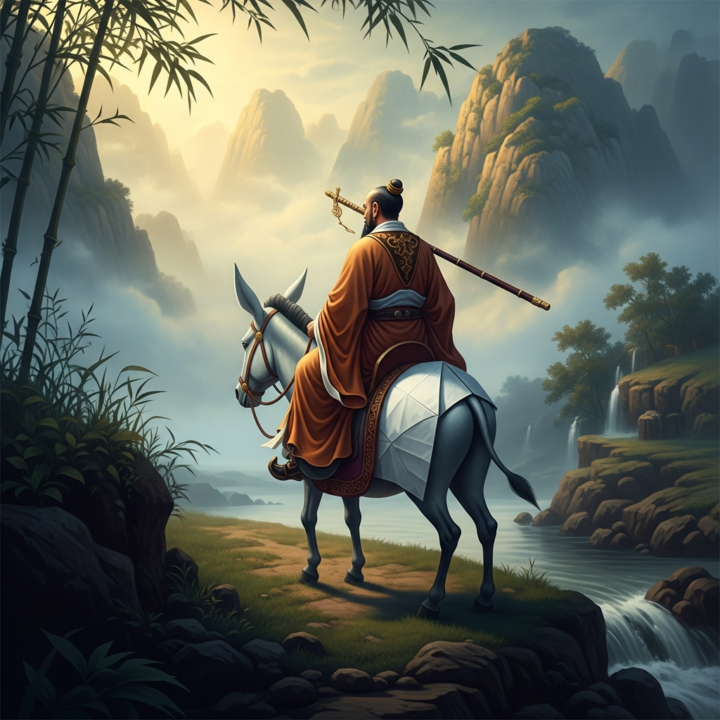 Zhāng Guǒlǎo's Donkey That Folds Like Paper