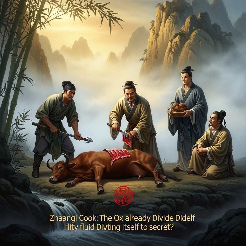 Zhuāngzǐ's Cook: The Ox Already Divided Itself